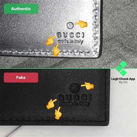 gucci wallet fake vs real|real gucci men's wallet.